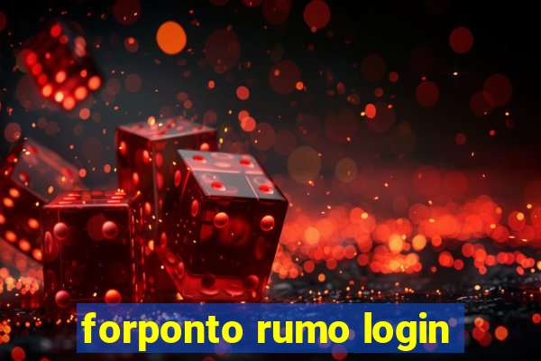 forponto rumo login